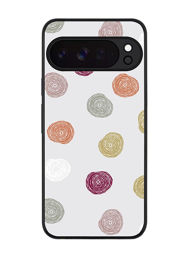 For Google Pixel 10 Pro Case,Slim fit Camera Protection, Shockproof Thin Phone cover  - Circular Scribbles